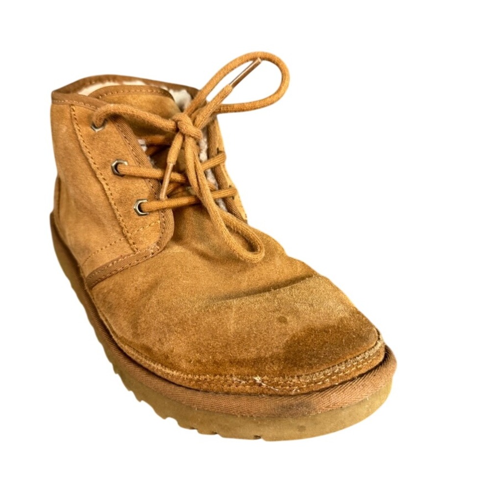 UGG Neumel Chestnut Suede Lace Up Chukka Boots Mens 11
